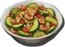 Cucumber and Tenderloin Salad (Good)