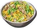 Egg, Meat & Veg Stir Fry