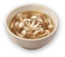 White Shimeji Mushroom Soup (Failed)