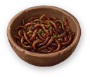 Fried Dried Worms (Average)