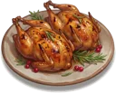 Roasted Turtle Dove (Good)