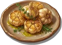 Spanish Roasted Whole Garlic (Failed)