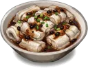 Black Bean Steamed Green Snake (Failed)