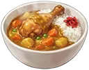 Curry Chicken Leg Rice (Failed)