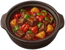 Potato and Pepper Beef Hot Pot (Good)
