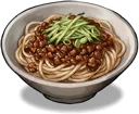 Pork Noodles with Bean Sauce (Good)