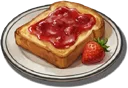 Strawberry Jam Toast