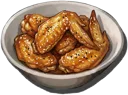 Honey Glazed Chicken Wings (Average)