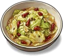 Spicy Stir-Fried Cabbage (Good)