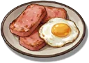 Luncheon Meat and Fried Egg (Good)