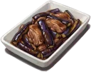 茄子焖野鸭