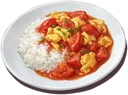 Tomato and Egg Rice Bowl