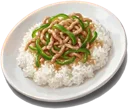 Pepper Pork Rice Bowl