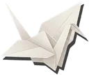 Folded Paper Crane
