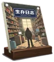 生存日志立牌