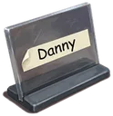 Desk Nameplate · Danny