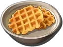 Waffles she made
