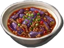 Fish-Fragrant Eggplant with Minced Meat She Made