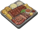 American BBQ Platter she made