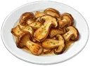 Butter-Fried Matsutake Mushrooms she made