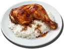Her Roast Chicken Leg Rice