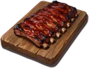 Her Honey-Glazed BBQ Ribs