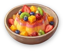 Colorful Fruit Pudding