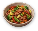 Stir-Fried Meat With Vegetables