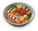 Seafood Mixed Noodles