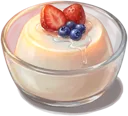 Colorful Fruit Pudding (Failed)
