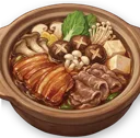 Mountain Delicacy Double Meat Hot Pot