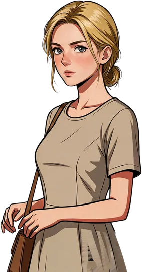 年轻顾客女