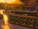 非电花盆展架